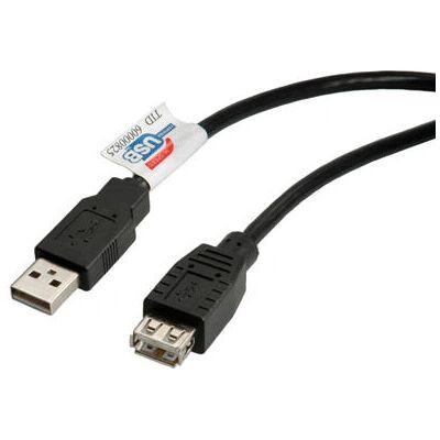 Câble USB Roline 2.0 0,8m Noir Câble USB Roline 2.0 0,8m Noir