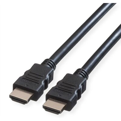 Câble HDMI haute vitesse Roline - 3m - Noir - Câble HDMI - Publicité Câble HDMI haute vitesse Roline - 3m - Noir - Câble HDMI - Publicité