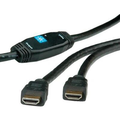 Roline HDMI 30m - HDMI Kabel - Schwarz Roline HDMI 30m - HDMI Kabel - Schwarz
