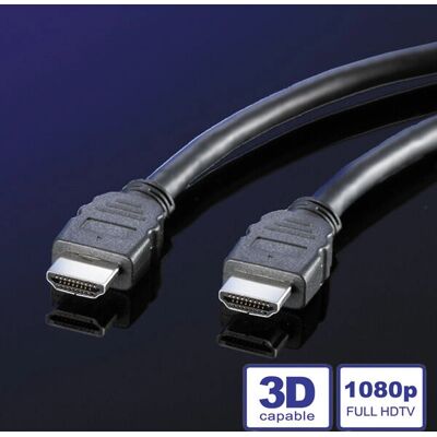 Value 1m HDMI Kabel - HDMI Typ A - Schwarz Value 1m HDMI Kabel - HDMI Typ A - Schwarz