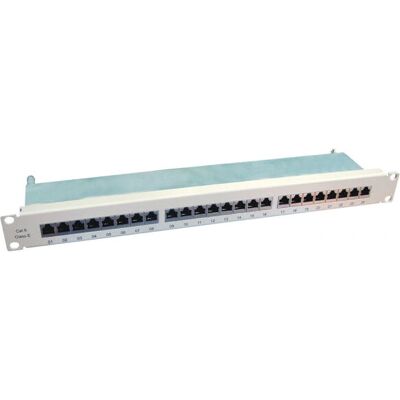 VALUE 26990354 - Panel de parcheo Cat.6 de 24 puertos - Gris VALUE 26990354 - Panel de parcheo Cat.6 de 24 puertos - Gris