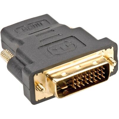 DVI-D na HDMI adaptér Roline - Černý DVI-D na HDMI adaptér Roline - Černý
