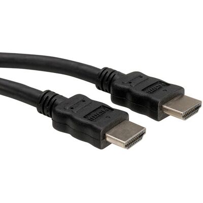 Roline HDMI Kabel - 5m Højhastigheds HDMI med Ethernet - Sort Roline HDMI Kabel - 5m Højhastigheds HDMI med Ethernet - Sort