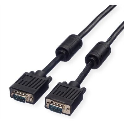 Roline 11.04.5660 VGA-Kabel - Schwarz - VGA (D-Sub) - 10m Roline 11.04.5660 VGA-Kabel - Schwarz - VGA (D-Sub) - 10m