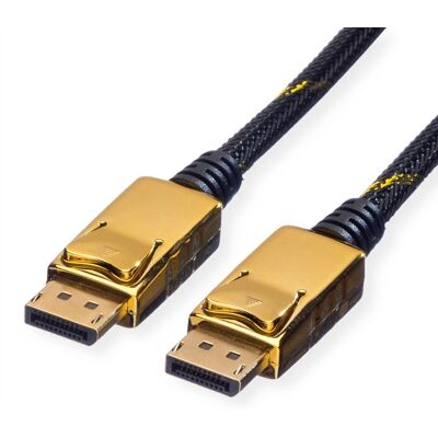 Câble DisplayPort Roline Gold - 5m - DisplayPort - Publicité Câble DisplayPort Roline Gold - 5m - DisplayPort - Publicité