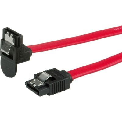 Roline SATA-Kabel 1m - Unterstützt SATA III, Schwarz, Rot Roline SATA-Kabel 1m - Unterstützt SATA III, Schwarz, Rot