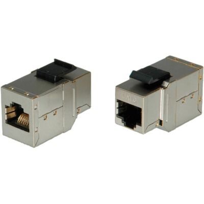 Roline RJ45 Keystone Module - Shielded, Cat.6 - Silver Roline RJ45 Keystone Module - Shielded, Cat.6 - Silver