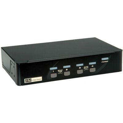 ROLINE 14.01.3329 KVM switch - Black - 4 Port DisplayPort USB ROLINE 14.01.3329 KVM switch - Black - 4 Port DisplayPort USB