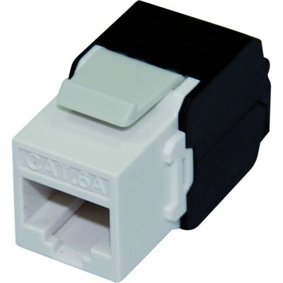 Roline Keystone Jack - Cat. 6A, RJ-45, ungeschirmt - Weiß Roline Keystone Jack - Cat. 6A, RJ-45, ungeschirmt - Weiß