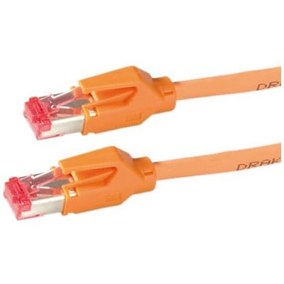 Draka Comteq - CAT6 RJ-45 - Orange - 0.5 m - Câble - Publicité Draka Comteq - CAT6 RJ-45 - Orange - 0.5 m - Câble - Publicité