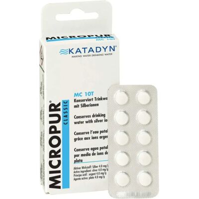 Katadyn Micropur Classic MC 10T Wasseraufbereitungstabletten - Weiß Katadyn Micropur Classic MC 10T Wasseraufbereitungstabletten - Weiß