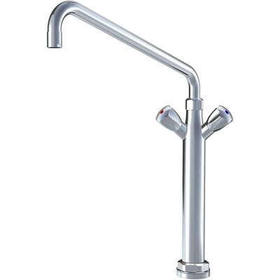 KWC Gastro Spültischmischer - Hoher Sockel, 65,1cm - Zwei Griff, Profi-Küche KWC Gastro Spültischmischer - Hoher Sockel, 65,1cm - Zwei Griff, Profi-Küche