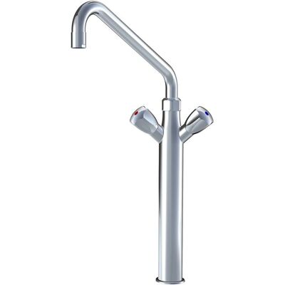 KWC Zweigriff-Spültischbatterie - Hoher Sockel - 30cm Ausladung - Küchenarmatur KWC Zweigriff-Spültischbatterie - Hoher Sockel - 30cm Ausladung - Küchenarmatur