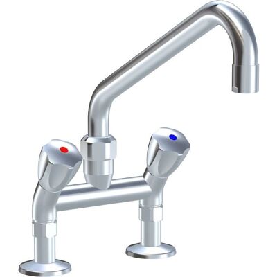 KWC K.24.42.000C74 Zweigriffmischer - Edelstahl KWC K.24.42.000C74 Zweigriffmischer - Edelstahl