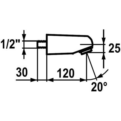 KWC Z.505.534.120 - Douche-inzet met M30 x 1.5 Mocca KWC Z.505.534.120 - Douche-inzet met M30 x 1.5 Mocca
