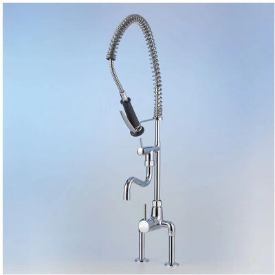 KWC Gastro Einhebel Spültisch-Zweiloch-Brückenbatterie - 20cm Ausladung KWC Gastro Einhebel Spültisch-Zweiloch-Brückenbatterie - 20cm Ausladung