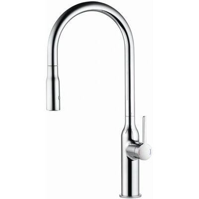 KWC Hebelmischer - Sin Einhebelwaschbeckenmischer mit ausziehbarer Dusche - Waschbeckenmischer KWC Hebelmischer - Sin Einhebelwaschbeckenmischer mit ausziehbarer Dusche - Waschbeckenmischer
