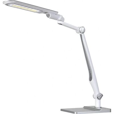 Styro Schreibtischlampe - Multiflex Weiß/Silber - LED, Dimmbar, 600mm Styro Schreibtischlampe - Multiflex Weiß/Silber - LED, Dimmbar, 600mm