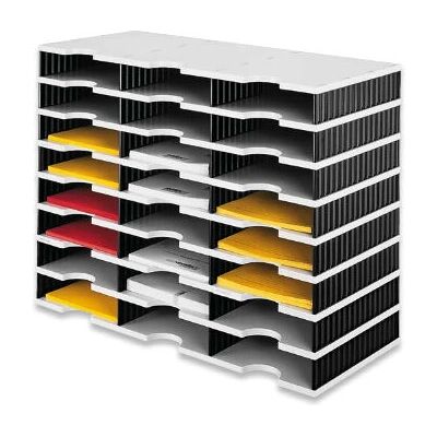 Styro Schwarzes Graues Büroschubladeneinheit - Büroaufbewahrung Styro Schwarzes Graues Büroschubladeneinheit - Büroaufbewahrung