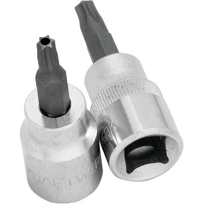 Puntas de destornillador KRAFTWERK 205310 - Juego de 2, T10 Torx 3/8" Puntas de destornillador KRAFTWERK 205310 - Juego de 2, T10 Torx 3/8"