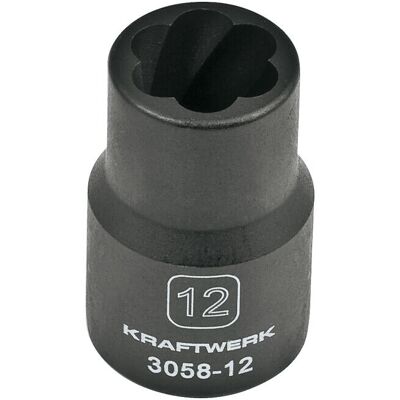 Kraftwerk - Ausdreh-Stecknuss - 1/2 Zoll - 12 mm - Hand tool Kraftwerk - Ausdreh-Stecknuss - 1/2 Zoll - 12 mm - Hand tool