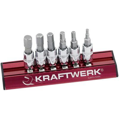 KRAFTWERK 106099 Schraubendreherbits - 6 stk, Magnetisch, 3-8 mm KRAFTWERK 106099 Schraubendreherbits - 6 stk, Magnetisch, 3-8 mm