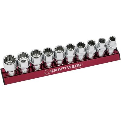KRAFTWERK 330990 Socket Set - Versatile, 10 pcs, 10-19mm KRAFTWERK 330990 Socket Set - Versatile, 10 pcs, 10-19mm