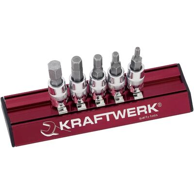 KRAFTWERK 106599 Sechskantschlüsselsatz - Steckverbinder/Verlängerung KRAFTWERK 106599 Sechskantschlüsselsatz - Steckverbinder/Verlängerung