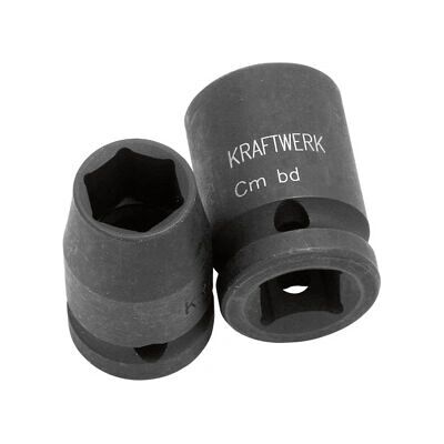 KRAFTWERK 380180 Impact socket - 18mm Zwarte Impact Socket KRAFTWERK 380180 Impact socket - 18mm Zwarte Impact Socket