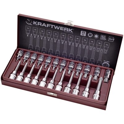 Kraftwerk Modell TX-Bit Satz - 23-teiliges Steckschlüssel-Set Kraftwerk Modell TX-Bit Satz - 23-teiliges Steckschlüssel-Set