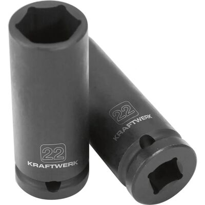 KRAFTWERK 481220 Impact Stecknuss - Tiefe 22 mm KRAFTWERK 481220 Impact Stecknuss - Tiefe 22 mm