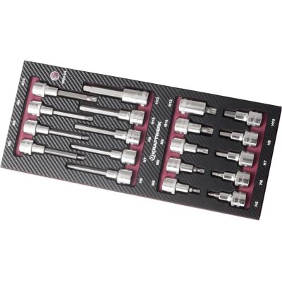 Kraftwerk Werkzeugset - 19-teiliges EVA3 Bit-Set 1/2" Kraftwerk Werkzeugset - 19-teiliges EVA3 Bit-Set 1/2"
