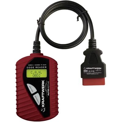 Kraftwerk KRA 31126 OBD-II Tester - Diagnoswerkzeug für Fahrzeuge 1996+ Kraftwerk KRA 31126 OBD-II Tester - Diagnoswerkzeug für Fahrzeuge 1996+