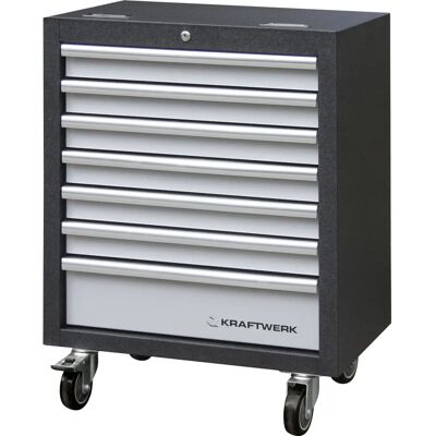 KRAFTWERK 3964-15 Garagentisch - Bodenstehend, Edelstahl, 7 Regale KRAFTWERK 3964-15 Garagentisch - Bodenstehend, Edelstahl, 7 Regale
