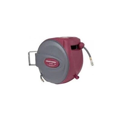 KRAFTWERK 31042 Gartenschlauchaufroller - Automatik, Mehrposition, Grau, Rot KRAFTWERK 31042 Gartenschlauchaufroller - Automatik, Mehrposition, Grau, Rot