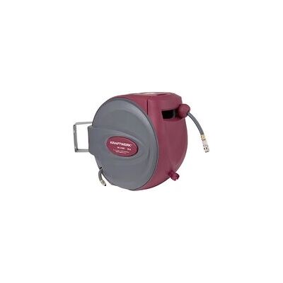 KRAFTWERK 31043 Gartenschlauchaufroller - Automatisch, Mehrposition, Grau, Rot KRAFTWERK 31043 Gartenschlauchaufroller - Automatisch, Mehrposition, Grau, Rot