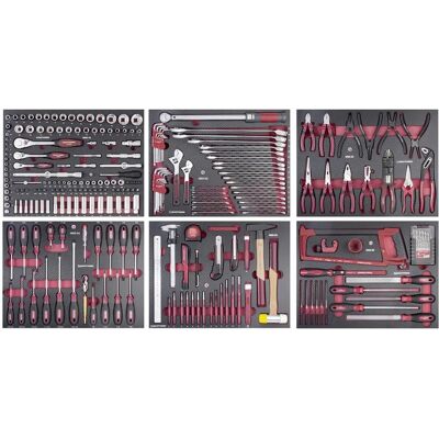 KRAFTWERK 105.515.000 Mechanikerset - 280 Werkzeuge KRAFTWERK 105.515.000 Mechanikerset - 280 Werkzeuge