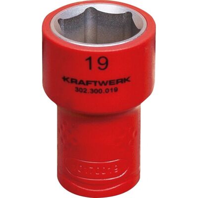 KRAFTWERK 302.300.019 Steckdosensatz - VDE 19mm, 3/8" Antrieb KRAFTWERK 302.300.019 Steckdosensatz - VDE 19mm, 3/8" Antrieb