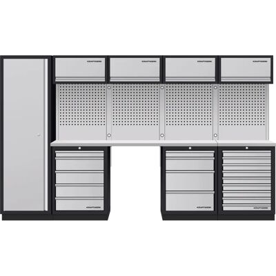 KRAFTWERK 3964K-H5049-K4IX Werkstattschrank - Edelstahl, 9 Schubladen KRAFTWERK 3964K-H5049-K4IX Werkstattschrank - Edelstahl, 9 Schubladen