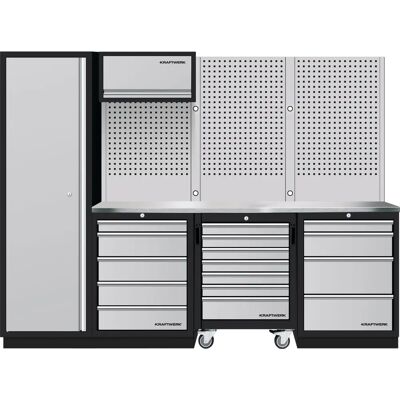 KRAFTWERK - 3964K-H5R4-K1WIX - 430 Edelstahl - 2000mm - Garage cabinet KRAFTWERK - 3964K-H5R4-K1WIX - 430 Edelstahl - 2000mm - Garage cabinet