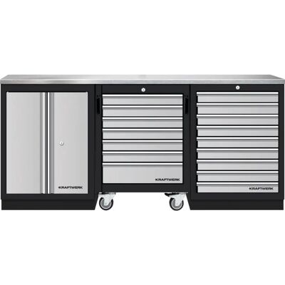 Kraftwerk - Mobilio 3 - Edelstahl - Storage cabinet Kraftwerk - Mobilio 3 - Edelstahl - Storage cabinet