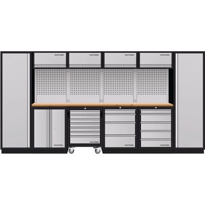 Kraftwerk 3964K-HS745H-K4 Holz 200 cm Werkbank Kraftwerk 3964K-HS745H-K4 Holz 200 cm Werkbank