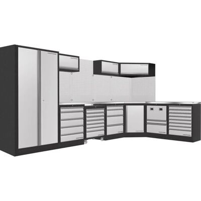 KRAFTWERK 3964PIX Werkstatt-Schrank - Edelstahl, Bodenstehend KRAFTWERK 3964PIX Werkstatt-Schrank - Edelstahl, Bodenstehend