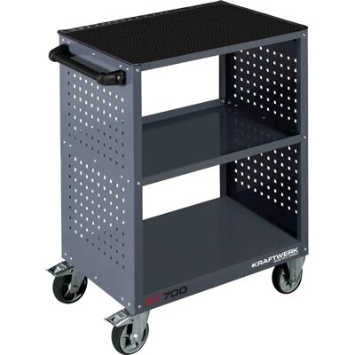 Kraftwerk BT700 Servicetrolley - Robuste Doppelwandstruktur Kraftwerk BT700 Servicetrolley - Robuste Doppelwandstruktur