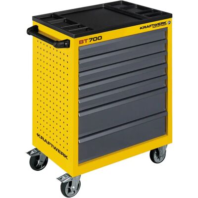 Kraftwerk Werkzeugwagen - Basic Line VDE, 7 Schubladen, 124 Werkzeuge Kraftwerk Werkzeugwagen - Basic Line VDE, 7 Schubladen, 124 Werkzeuge