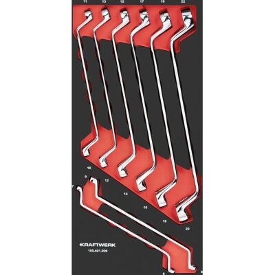 KRAFTWERK 105.401.006 Doppelringschlüssel-Set - Schraubenschlüssel KRAFTWERK 105.401.006 Doppelringschlüssel-Set - Schraubenschlüssel