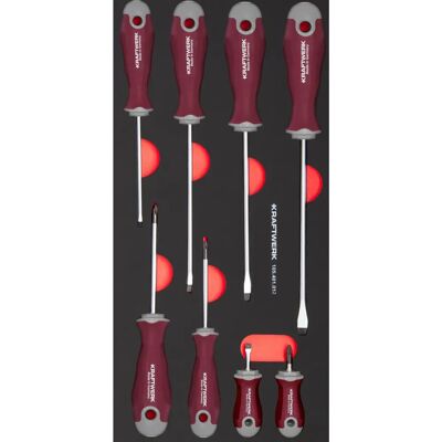 KRAFTWERK 105.401.012 Hand-Schraubenzieher-Set - Ergonomisch, Chrom-Vanadium, Präzision KRAFTWERK 105.401.012 Hand-Schraubenzieher-Set - Ergonomisch, Chrom-Vanadium, Präzision