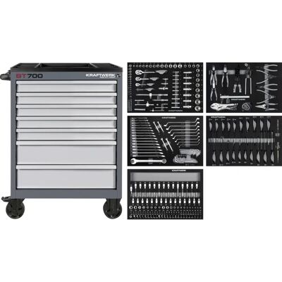 KRAFTWERK - 102.117.106 - ABS - 7-drawer - Werkzeugwagen KRAFTWERK - 102.117.106 - ABS - 7-drawer - Werkzeugwagen