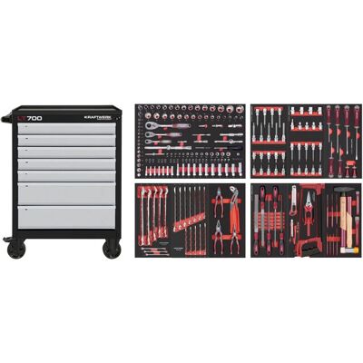 KRAFTWERK - LT700 - 7-Schubladen - 238-tlg - tool cart KRAFTWERK - LT700 - 7-Schubladen - 238-tlg - tool cart