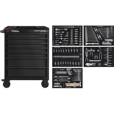KRAFTWERK - BT700s - Schwarz - ABS - Werkzeugwagen KRAFTWERK - BT700s - Schwarz - ABS - Werkzeugwagen